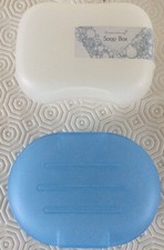 2 x SUPERDRUG Leak-Proof Travel Soap Box Portable Soap Holder