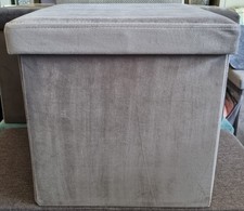 Wilko grey lidded velvet - grey,