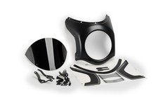 Puig Retro Fairing Black & Black Screen Triumph BSA Gold Star 650 2022 - 2025