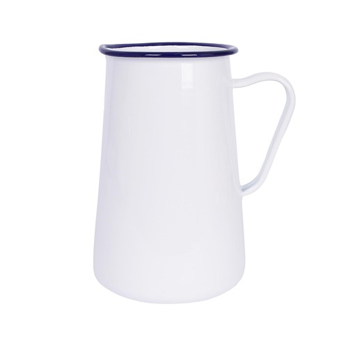 White enamel water jug 2 - jug,