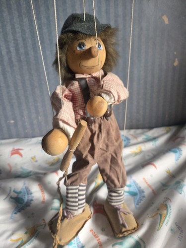 Classic wooden marionette - wooden,