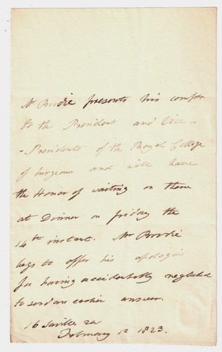 Sir benjamin brodie - sir, c.brodie