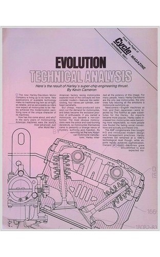 Harley davidson evolution - harley,