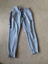 Nike Men's Grey Jogging Bottoms Size L
