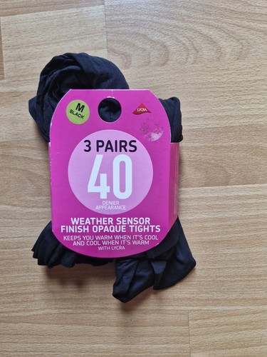 Black tights denier - tights, pair