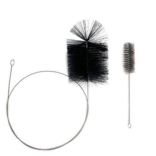 Chimney brush for deep bend - brush,