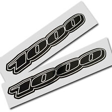 1000  silver chrome on black