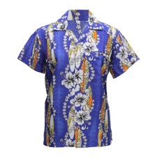 MEN HAWAIIAN SHIRT STAG BEACH