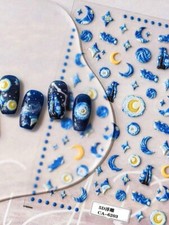 5D Van Gogh Starry Night Nail