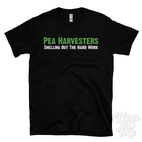 Pea harvesters shelling out - pea,