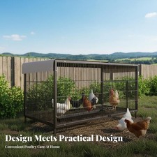 Large Metal Chicken Enclosure