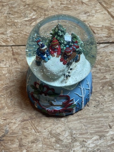 Christmas musical snow globe - christmas,