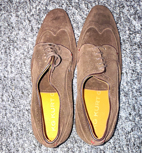 Kurt geiger brown suede shoes - kurt,