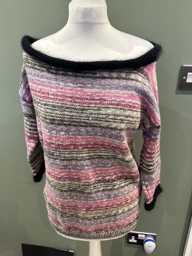 Hippy boho hand knitted - hand, &