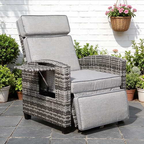 Outdoor reclining lounge chair - outdoor,