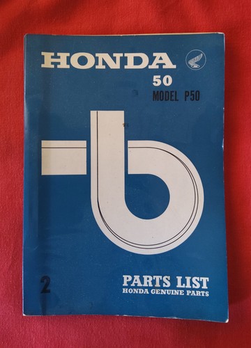Honda p50 parts - honda, manual