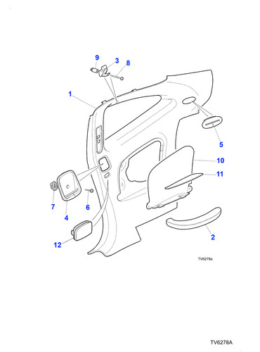 Jaguar genuine panel fixing - genuine,