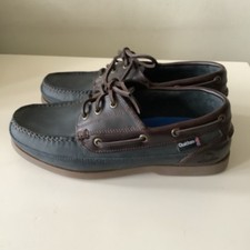 NEW CHATHAM ROCKWELL G2 MENS BOAT DECK LACE-UP WIDE FIT SHOES 40/UK6 £140