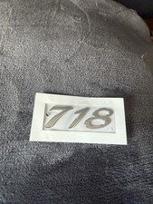 Genuine Porsche silver 718