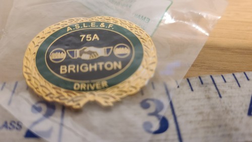 Brighton aslef enamel badge - aslef,