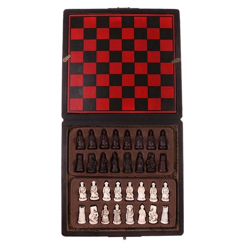 Chinese chess set wooden table - chinese,