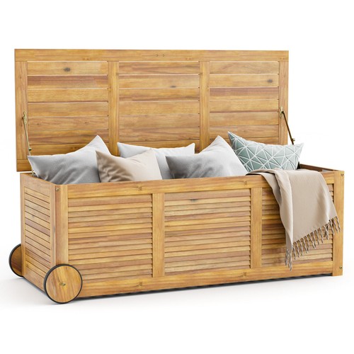 Garden bench with wheels 182l - garden,