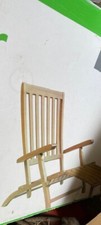 Beautiful hardwood steamer chairs  - very good condition - chairs come boxed
