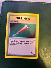 FULL HEAL - 111/130 - Base Set 2 - Trainer Card - Pokémon Card 2000 - NM