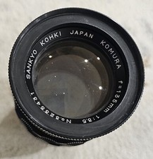 Rare SANKYO KOHKI KOMURA 1:3.5/135mm Lens(M42 screw mount) Praktica - Untested