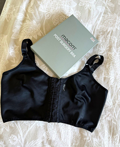 Macom black compression bra - black,