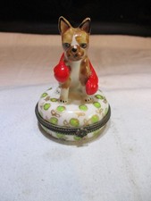 The Odd Box Dog Hinged Trinket Pot