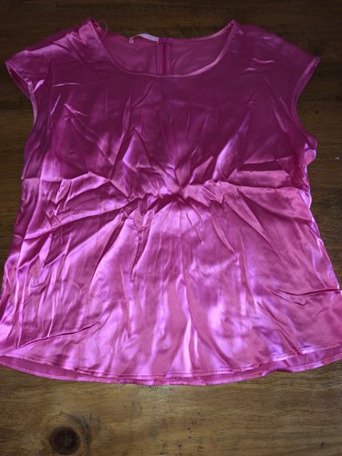 Basler pink silk - blend, blouse