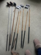 Vintage Hickory Golf Clubs