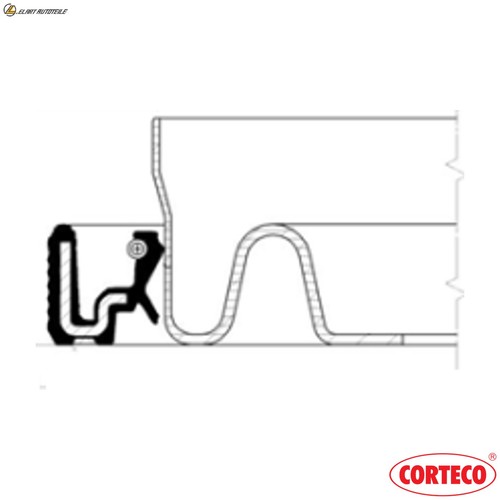 Shaft seal crankshaft - shaft,
