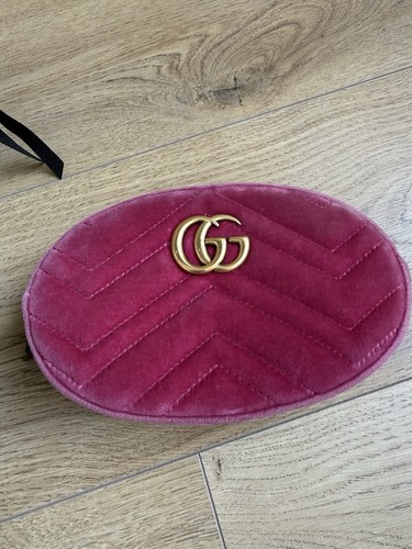 Gucci marmont pink velvet - gg,