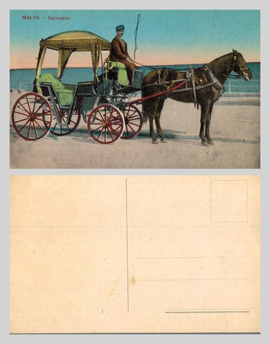 Vintage postcard malta - vintage,