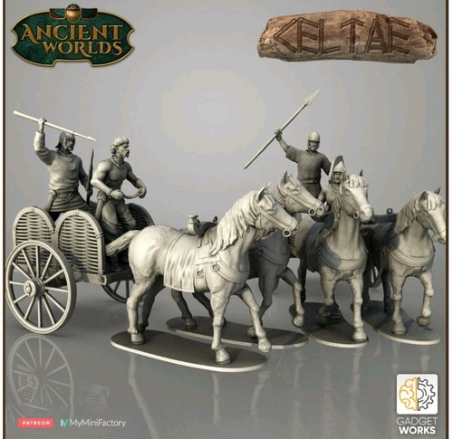 54mm celtic war chariots - celtic,