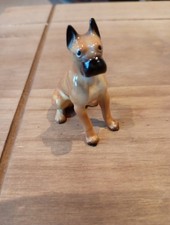 Hagen Renaker Boxer Sitting Miniature Figurine