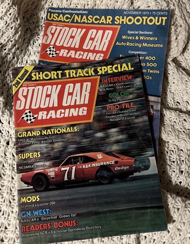 Stock car racing magazines - 2,