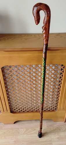 Handmade hazel staff - , with