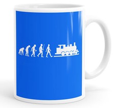 Evolution Of Model Railways Funny Slogan Mug Tea Cup Coffee