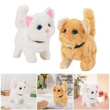 Funny Electronic Cat Toy Battery Operated Stuffed Animal Robot Plush Puppy Toy