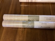 Laura Ashley wallpaper 2 rolls Doyle Chalk Pink excellent condition.