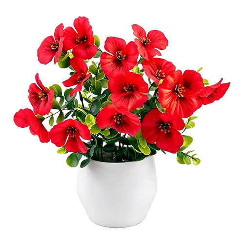 Plastic pansy flower - pansy,