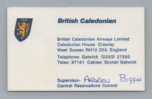 British caledonian airways - caledonian,