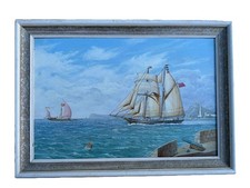 John Whale Oil On Board Two