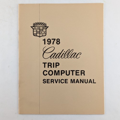 1978 cadillac trip computer - cadillac,