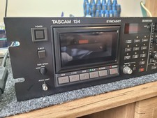 Serviced Tascam 134 Syncaset 4-Track Cassette Deck Studio Professional