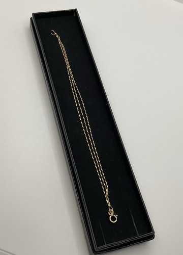 9ct gold triple bracelet - triple,