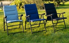 Folding Padded Deck Chair For